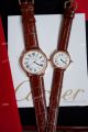 Best Replica Cartier Ronde Must 40mm watch Rose Gold  Brown Leather Strap (5)_th.jpg